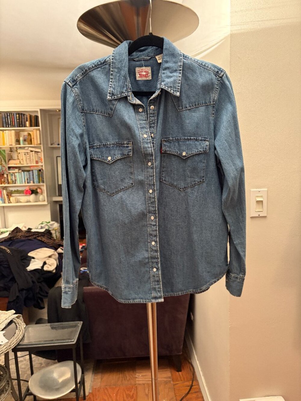 Levi's denim button down shirt